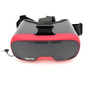 Tzumi Dream Vision VR Headset Smartphone Virtual Reality Viewer Black Red